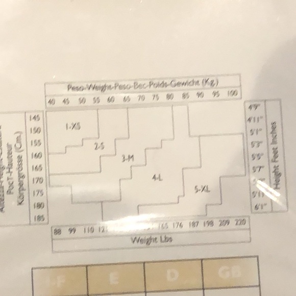 Brand new in sealed package Phillipe Montignon black tights/hosiery size 2s - Picture 4 of 8